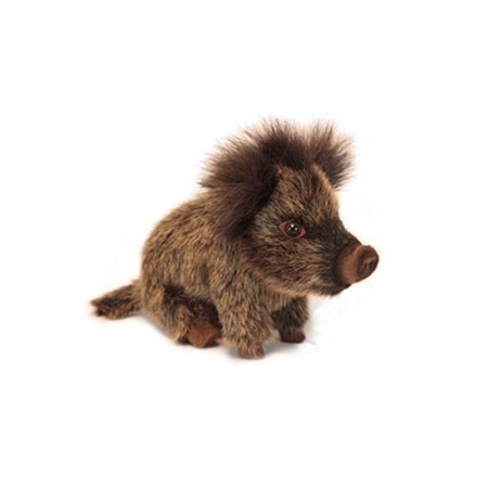 Hansa 8.70 in. Wild Boar Baby Seated Plush Toys 6282